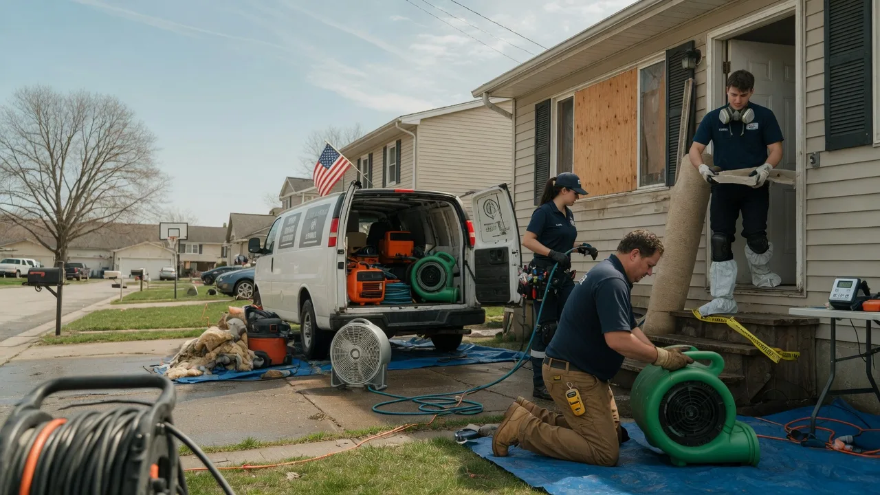 Water Damage Restoration in Oakdale, IL near me